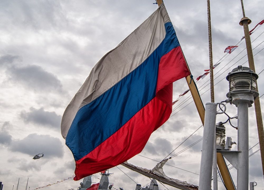 flag, nature, ship, sailing, boat, waving flag, sailing ship, boating, water, russia